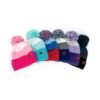 Sumkcaps 231299 Custom Leahter Label Pom Beanie Hat - Imagen 2