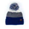 Sumkcaps 231299 Custom Leahter Label Pom Beanie Hat - Imagen 3