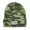 Sumkcaps 231389 Custom Leather Patch Camo Beanie Hat - Imagem 6