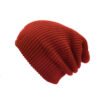 Custom Plain Slouch Knitted Beanie Hat Wholesale