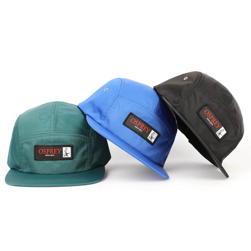 Custom Printed Patch Five Panel Camp Hat wholesale