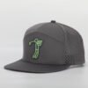 Sumkcaps 231162 Custom Rubber Patch Seven Panel Snapback Cap