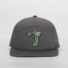 Sumkcaps 231162 Custom Rubber Patch Seven Panel Snapback Cap - Image 2