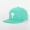 Sumkcaps 231183 Custom Seven Panel Rubber Patch Polyester Snapback Cap