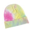 Sumkcaps 231395 Custom Tie Dye Knitted Beanie Hat
