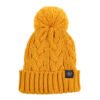 Sumkcaps 231416 Custom Woven Label Cable Pom Beanie Hat - Afbeelding 5