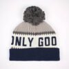 Sumkcaps 231380 Custom Woven Label Jacquard Pom Beanie Hat - Image 2