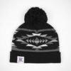 Sumkcaps 231380 Custom Woven Label Jacquard Pom Beanie Hat - Image 3