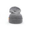 Sumkcaps 231205 Custom Woven Label Gray Knitted Beanie Hat – Image 2