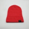 Sumkcaps 231194 Custom Woven Label Red Wool Knitted Beanie Hat - Image 8