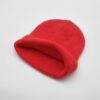 Sumkcaps 231194 Custom Woven Label Red Wool Knitted Beanie Hat - Image 5