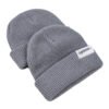 Sumkcaps 231391 Custom Woven Label Knitted Beanie Hat - Afbeelding 2
