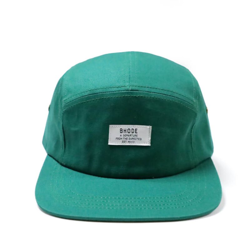 Custom Woven Patch Five Panel Camp Hat Wholesale