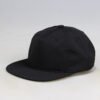 5 Panel Black Blank Rope Hats Wholesale