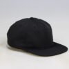 5 Panel Black Blank Rope Hats Wholesale