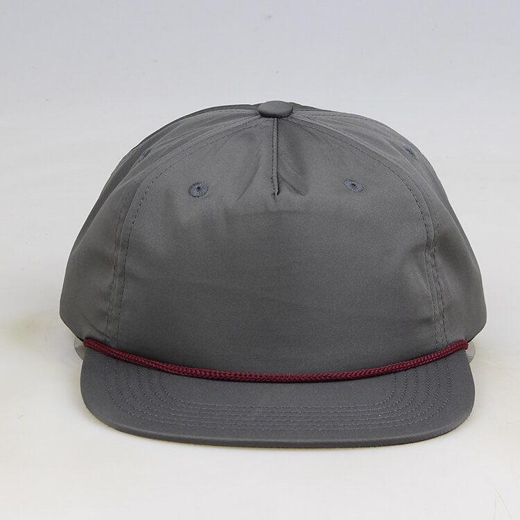 Dark Grey Blank Rope Hats Wholesale
