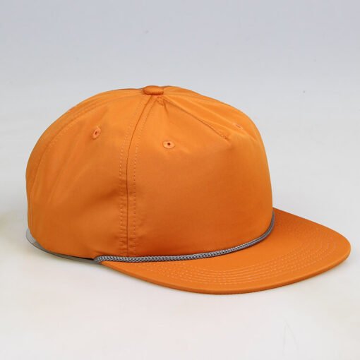 Sumk Orange Blank Rope Hats