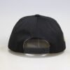black 6 Panel Snapback Performance Cap wholesale