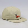 Custom Khaki Nylon 5 Panel Hat Wholesale