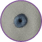 hats Top Button and Eyelets 
