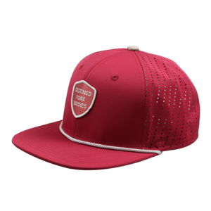 Casquette à 6 panneaux perforés avec cordon Wholesale