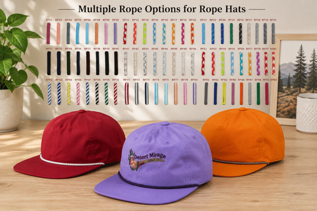 multiple rope option for rope hat