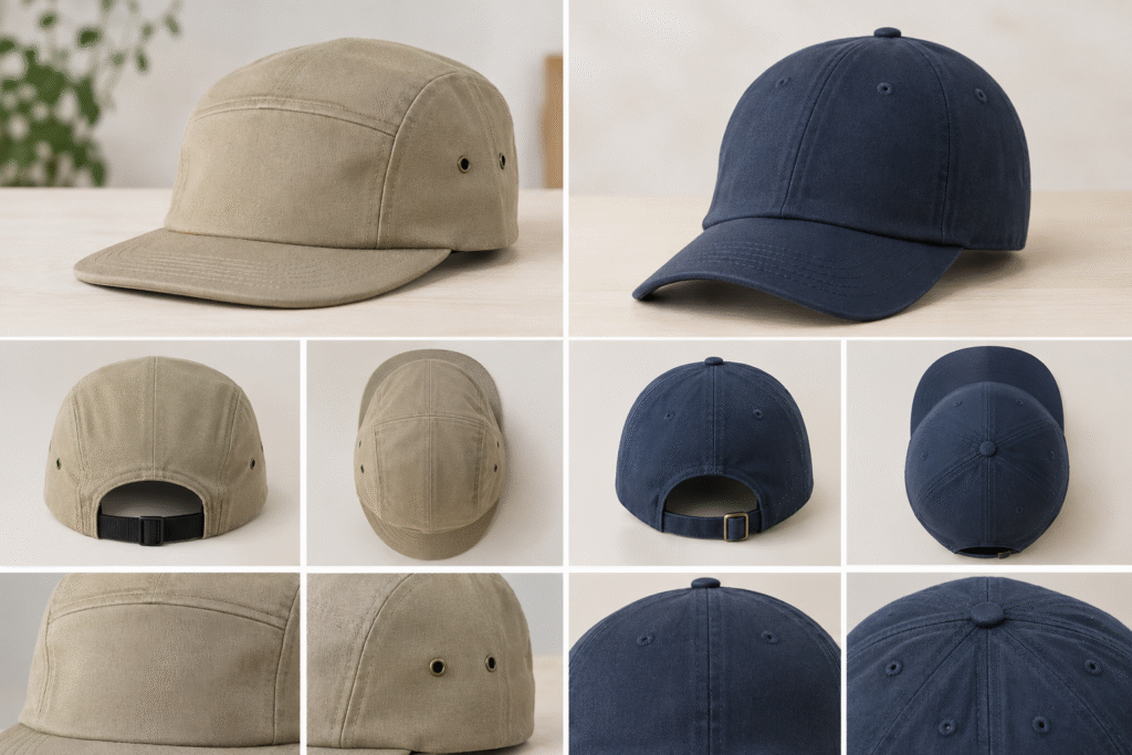 Difference Between 5 Panel Hat and 6 Panel Hat