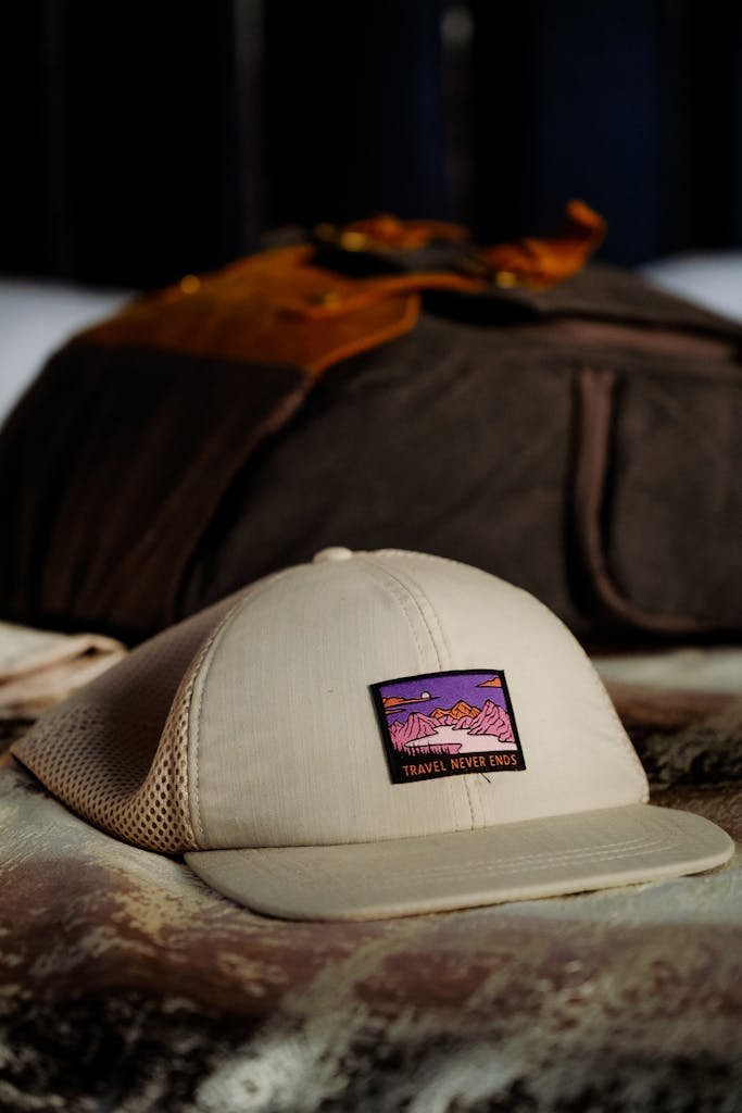 Gorra de camionero con parche