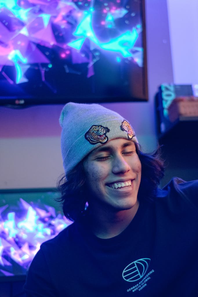 Gorro con parche