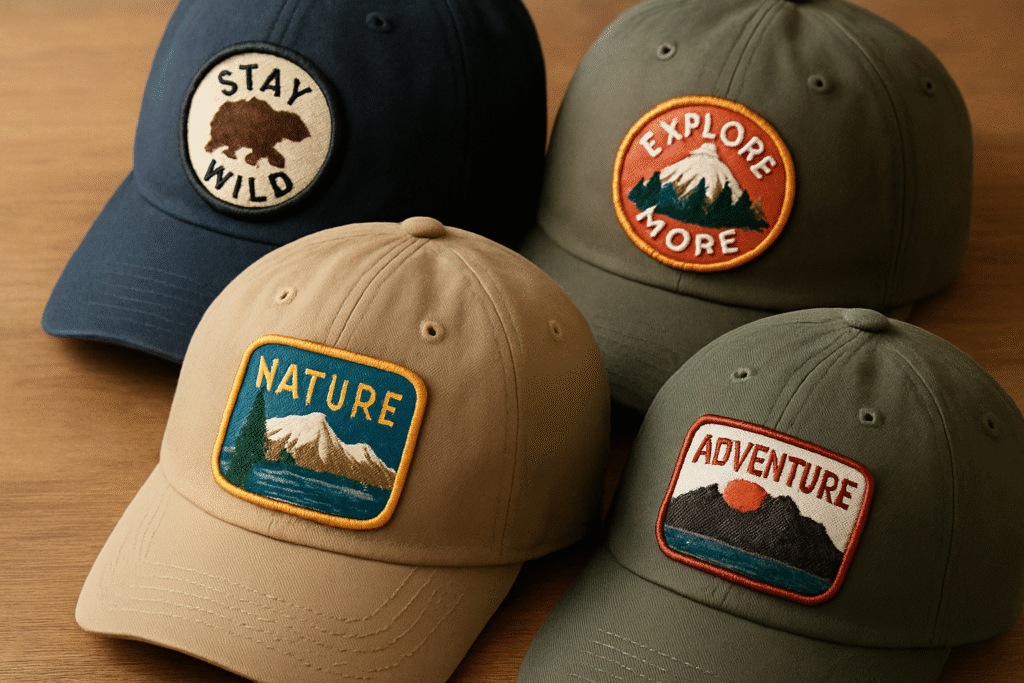 Embroidered Patches on baseball Hats