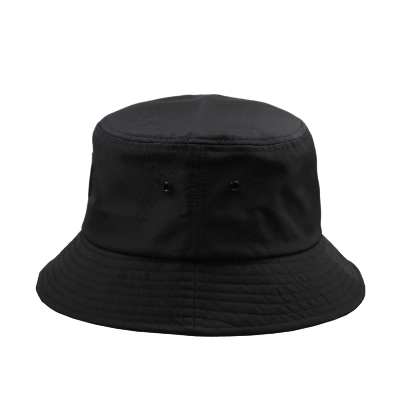 chapéu de balde em poliéster preto