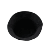 black polyester bucket hat