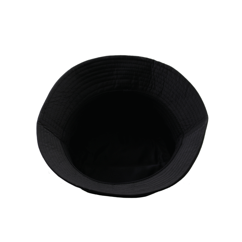 chapéu de balde em poliéster preto