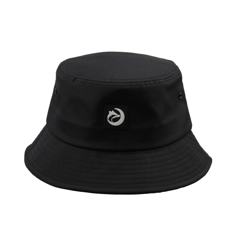 chapéu de balde em poliéster preto