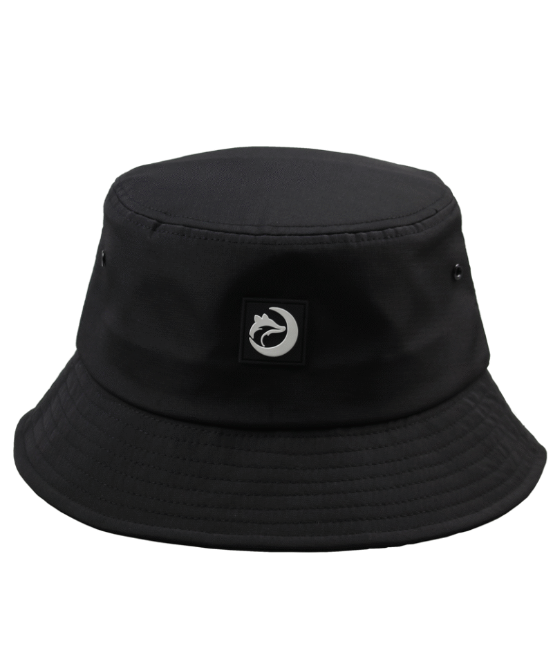 chapéu de balde em poliéster preto