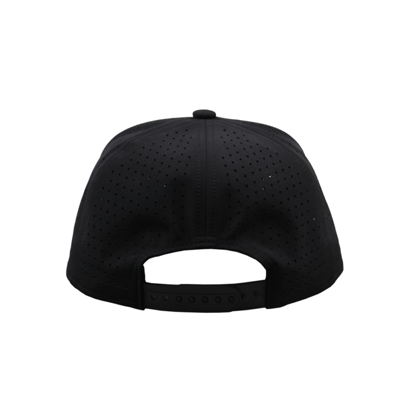 Black polyester rope hat