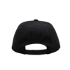 black flat brim performance cap