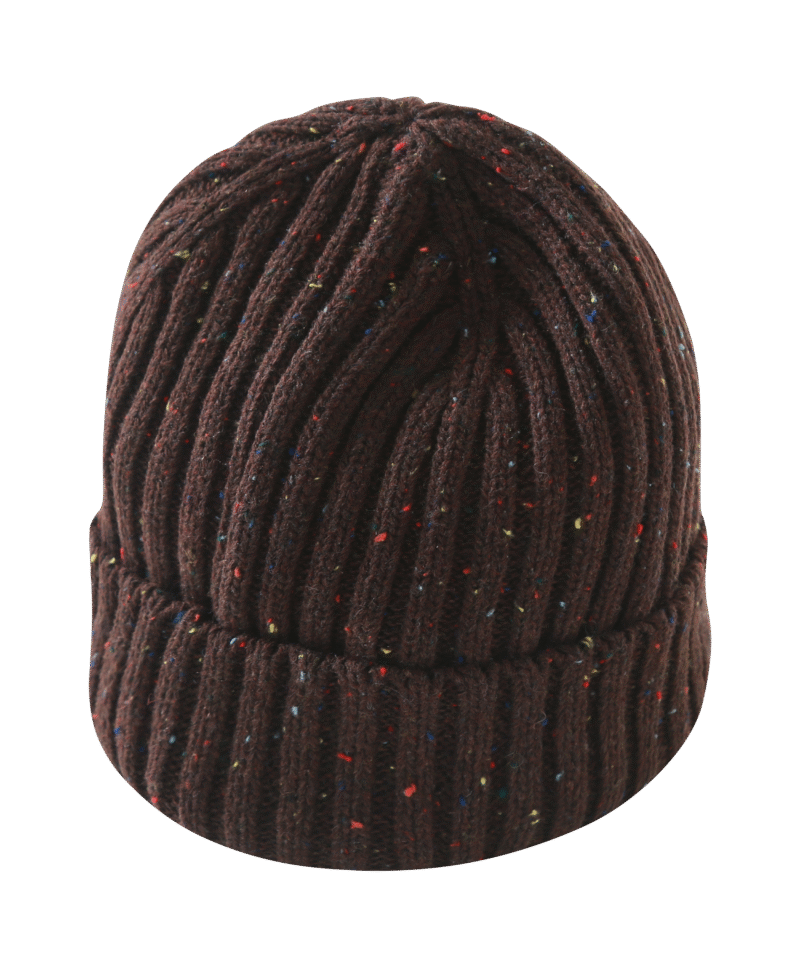 100% Acrylic Dark Browncuffed Beanies Hat