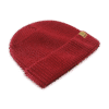 Wine Red Waffle Cuffed Beanie
