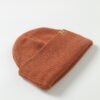 Rusty Red Waffle Cuffed Beanies