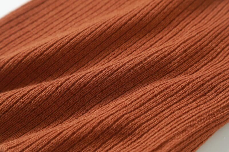 Rusty Red Waffle Cuffed Beanies