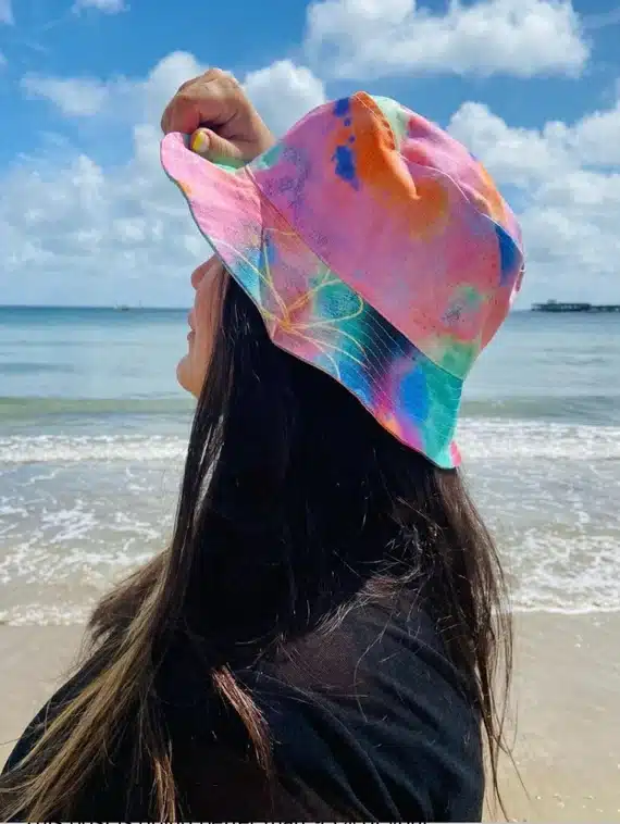 Tie-dye or ombré bucket hat2