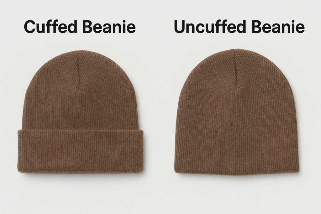 cuffed beanie vs uncuffed beanie