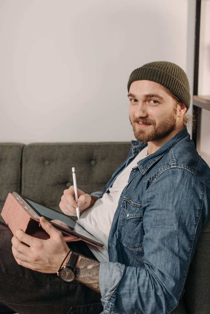 Wie man eine Fischer-Mütze trägt