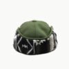 6 panel green trapper hats