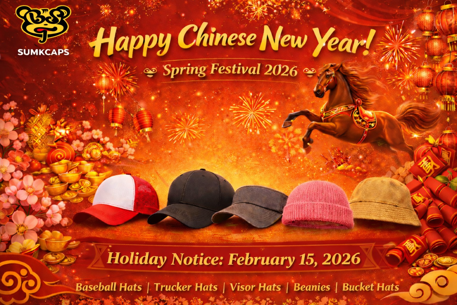 Meddelande om semester för vårfestivalen