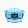 blue polar fleece trapper hat1