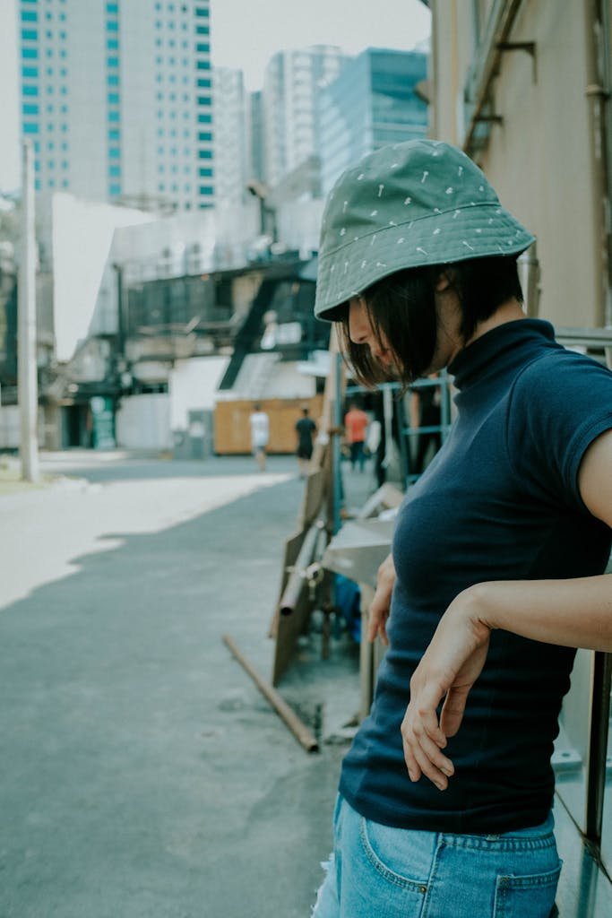 Denim Bucket Hat