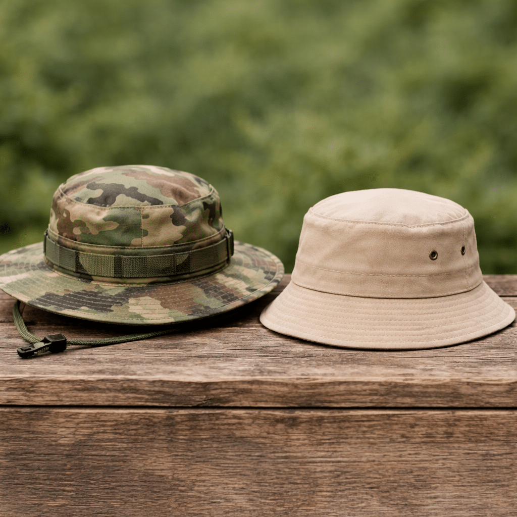 boonie hats vs bucket hats