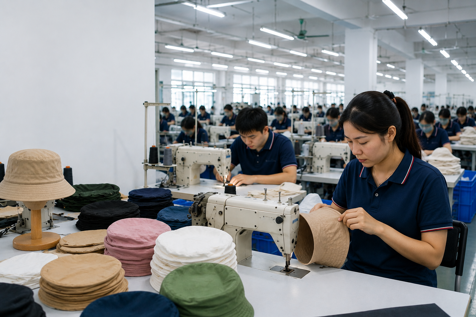 Fabricantes de sombreros de cubo en China